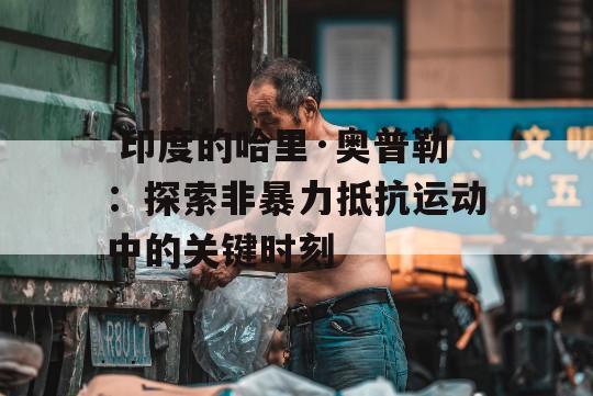  印度的哈里·奥普勒：探索非暴力抵抗运动中的关键时刻